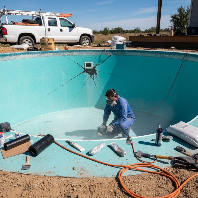Fiberglass Swimming Pool Removal